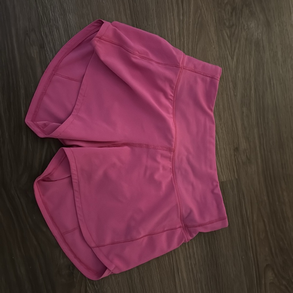 Lululemon Speed Up Mid/High Rise Shorts 4" Pink Size 0